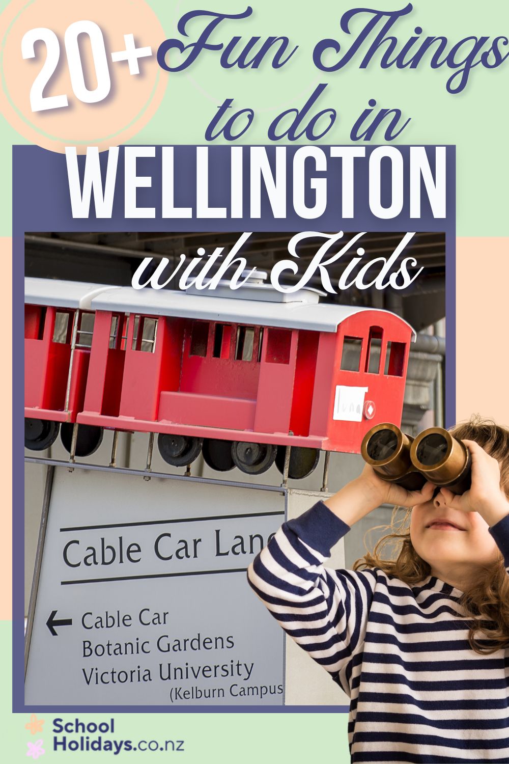 Fun Things To Do In Wellington With Kids Pin Image